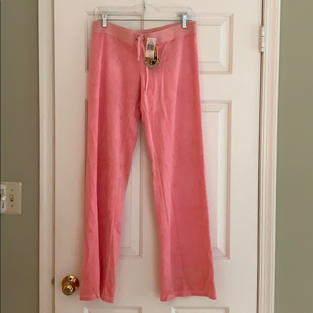Juicy Couture Pink Terry Cloth Pant size M